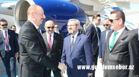 İlham Əliyev Türkiyəyə səfər edib