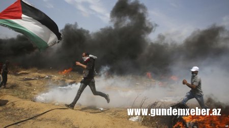 Fələstinlilər İsrailin Qəzzə sərhədində üç nəfəri öldürdüyünü deyir