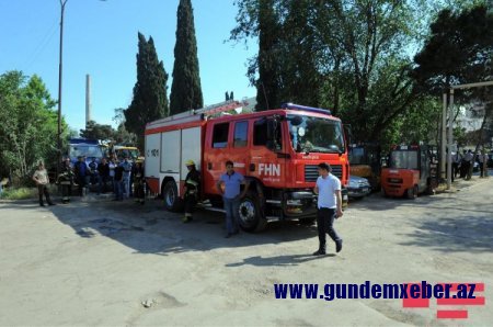 FHN partlayışla bağlı məlumat yaydı - RƏSMİ