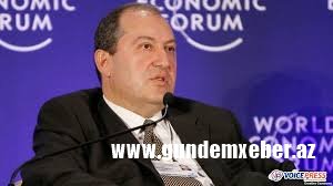 Ermənistan prezidenti Azərbaycanın işğal olunmuş ərazilərinə gəlib