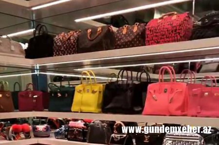 Cennerin 1 milyonluq çanta kolleksiyası