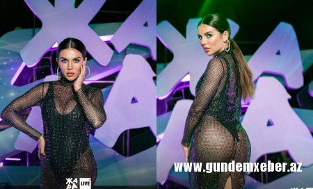 Sedokova Bakıda geyimi ilə diqqət mərkəzində - Fotolar
