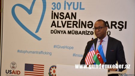 ABŞ Azərbaycanda Ümumdnya İnsan Alverinə qarşı Mübarizə Günü münasibəti ilə konfrans təşkil edib