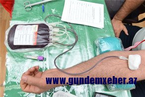Aşura günü ilə əlaqədar 3 189 nəfər könüllü olaraq qan verib