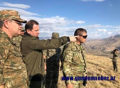 Erməni nazir Naxçıvanla sərhəddən sonra Qarabağa gəldi