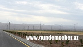 Prezident İlham Əliyev Xızıda “Yeni Yaşma” Külək Elektrik Parkının açılışında iştirak edib