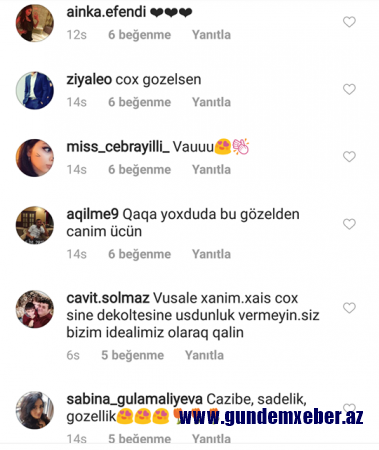 Vüsaləni sinə dekoltesinə görə tənqid etdilər - FOTO