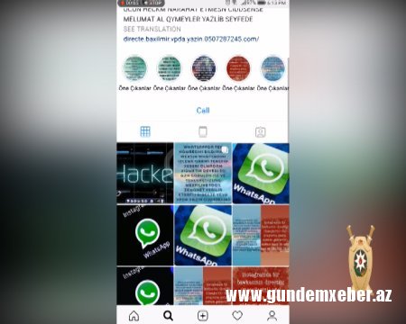 “İnstagram” sosial şəbəkəsində universitetlərə qəbul imtahanlarında keçid balının qaldırılması və bu kimi uydurma xidmətlər təklif edərək insanların pulllarını mənimsəyən şəxs saxlanılıb - ŞOK TƏFƏRRÜAT (FOTO) “İnstagram” sosial şəbəkəsində universitetlərə qəbul imtahanlarında keçid balının qaldırılması və bu kimi uydurma xidmətlər təklif edərək insanların pulllarını mənimsəyən şəxs saxlanılıb - ŞOK TƏFƏRRÜAT (FOTO)
