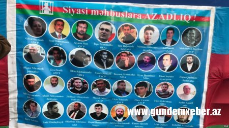 “Siyasi məhbuslara azadlıq!” ittifaqı yaradılıb