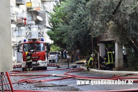 Bakıda kafe yanıb, üç nəfər tüstüdən boğularaq ölüb