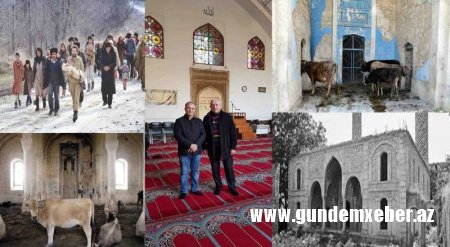 Deputatlarımızın Ermənistan səfəri və Göy Məsçiddə çəkilən foto