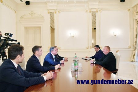 Prezident İlham Əliyev CISCO şirkətinin nümayəndə heyətini qəbul edib