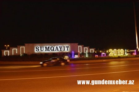 Sumqayıtın Yeni il hazırlığından REPORTAJ