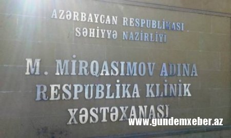 Respublika Klinik Xəstəxanası özbaşına qalıb...