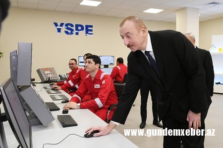 Prezident İlham Əliyev Sumqayıtda zavod açılışında iştirak edib