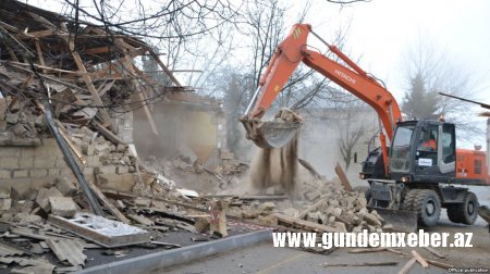 Şamaxıda zəlzələnin nəticələrinin aradan qaldırılmasına başlanılıb