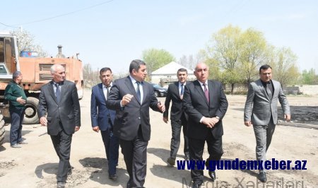Ağstafa rayon İcra hakimiyyətinin başçısı Nizaməddin Quliyev Tatlı və Köhnəqışlaq kəndlərində oldu