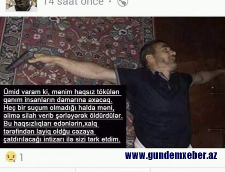 ''Sərxani Ağanın nəşi 10 aydır ailəsinə verilmir''- FOTOLAR