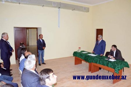 İcra başçısı Muşavaq sakinləri ilə görüşdü -FOTOLAR