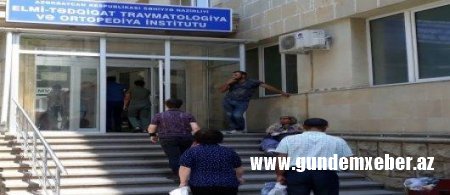 Elmi İnstitutda "travmotoloji bazar" - VİDEO