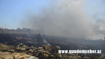 SON DƏQİQƏ: Azərbaycanda güclü yanğın başladı