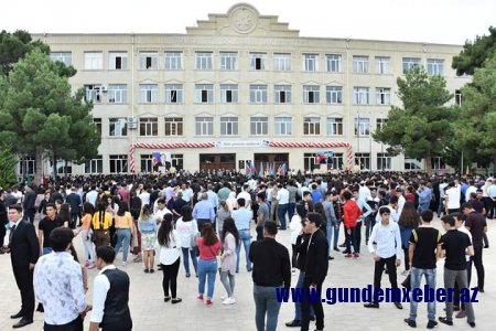 Sumqayıt Dövlət Universitetində Bilik günü” təntənə ilə  qeyd olundu - FOTOLAR