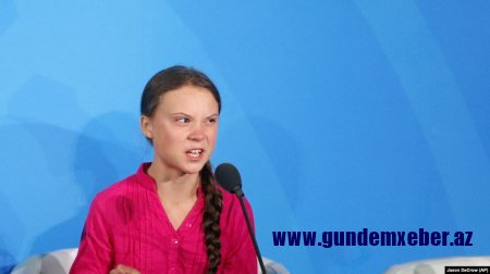 16 yaşlı ətraf mühit fəalı dünya liderlərini fəalliyyətsizliyə görə tənbeh edib