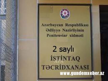 Məhkum aclıq aksiyasına qərar verdi