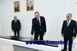 İlham Əliyev Qəbələ rayonunda səfərdə - YENİLƏNİB