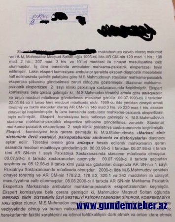 Aktrisa arvadının porno şəkillərini yayan Mahmudov qadın oğurluğu, şantaj cinayətləri də törədibmiş... - ONUN PSİXOPAT OLMASINI SÜBUT EDƏN EKSPERT RƏYİ