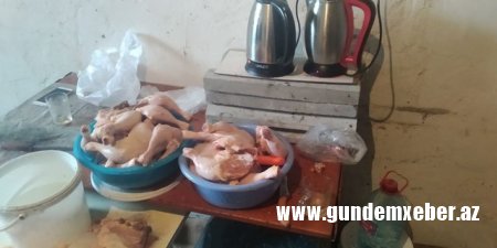 Gəncədə dönərxanalara yararsız toyuq əti paylayan müəssisənin fəaliyyəti məhdudlaşdırılıb