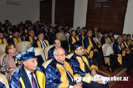 Hacettepe Universitetinin professoruna SDU-nun Fəxri doktoru diplomu təqdim olundu - FOTOLAR