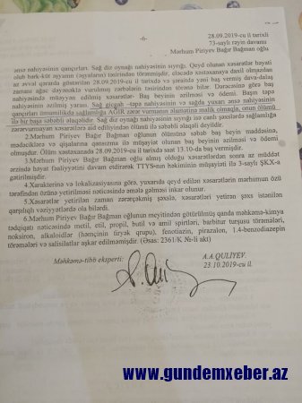 Bakıda sahə rəisi öz əcəli ilə ölüb? - Bir olayın pərdəarxası məqamları-FOTOLAR