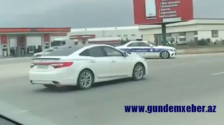 Bakıda yol polisi sürücülərə belə tələ qurur - VİDEO