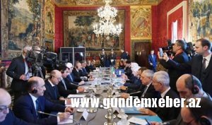 Azərbaycan və İtaliya prezidentlərinin təkbətək və geniş tərkibdə görüşü olub
