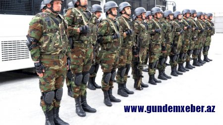 Bakıda Daxili Qoşunlar polislə birgə xidmətə cəlb edildilər