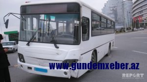 Bakıda marşrut avtobusu piyadanı vuraraq öldürdü