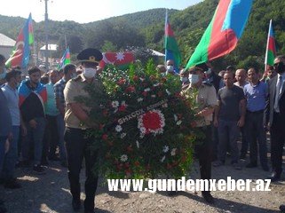 Şəhid Xəyyam Daşdəmirov İsmayıllıda dəfn edilib -FOTO