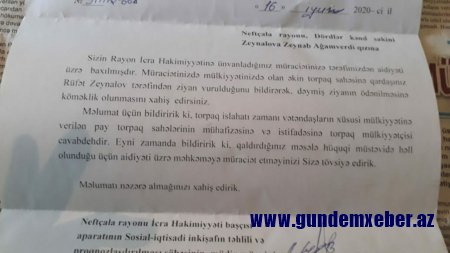 Neftçalada özbaşınalıq davam edir -FOTOLAR