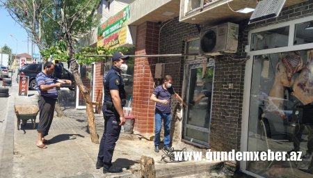 DİN qurbanlıq heyvanların satış yerlərində reyd keçirdi - Fotolar