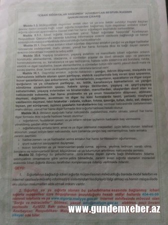 "AtaSığorta" sığorta ödənişini etməkdən boyun qaçırır? - GİLEY (FOTOLAR)