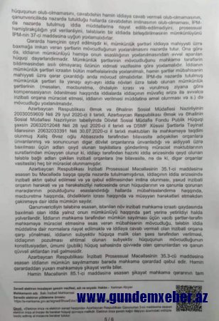 Bakı İnzibati Məhkəməsindən ağlasığmaz qərar - FOTO/FAKT