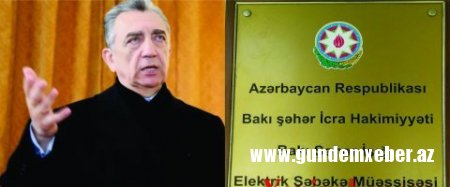 Bakı şəhərinin işıqlandırılmasına dövlətin pulu belə xərclənir-Eldar Əzizovun menyusuna