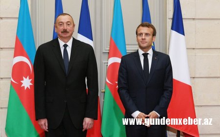 Azərbaycan və Fransa prezidentləri cəbhədəki vəziyyəti müzakirə ediblər