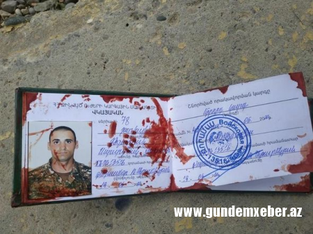 Bayraqlarımızı tapdalayan erməni komandir məhv edilib - FOTO