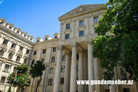 Azərbaycan XİN: Ermənistan XİN-in bəyanatı tamamilə cəfəngiyyatdır