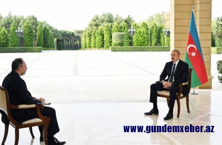 Prezident İnterfaks agentliyinə müsahibə verib