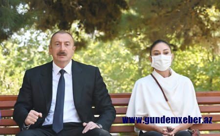 İlham Əliyev və Mehriban Əliyeva 1 saylı Kliniki Tibbi Mərkəzdə müalicə olunan hərbçilərlə görüşüblər