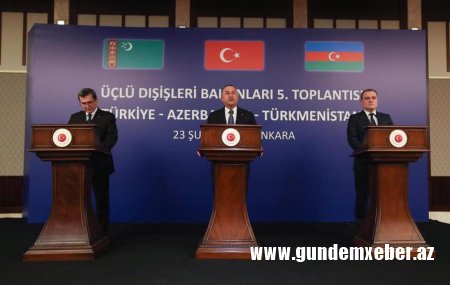 Azərbaycan, Türkiyə və Türkmənistan XİN başçılarının birgə bəyanatı – TAM MƏTN