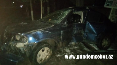 Tovuzda yol qəzası 800 abonenti qazsız qoydu - FOTO/VİDEO